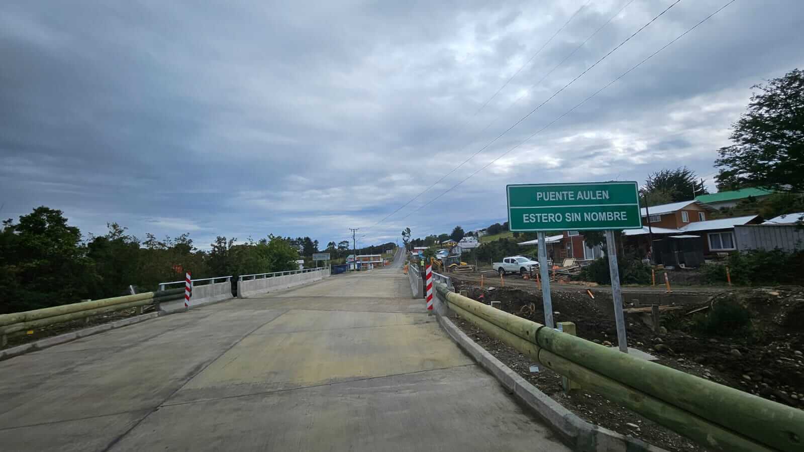 Acceso vial al Puente Aulen