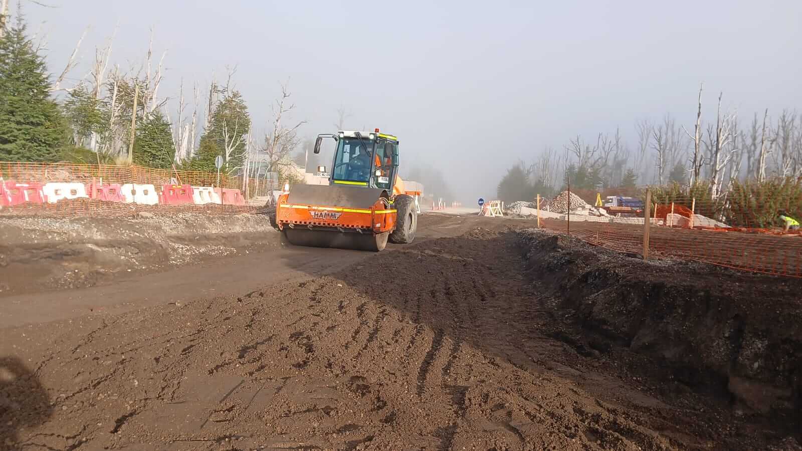 Trabajos estructurales del puente